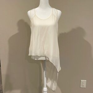 BCBG MAXAZRIA Ivory Blouse Size XS NWT